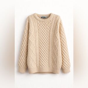 Aran Crafts Ireland Cable Knit Sweater NWOT
